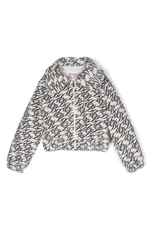 white polyester jacket MISS BLUMARINE KIDS | IF4039E091503M11